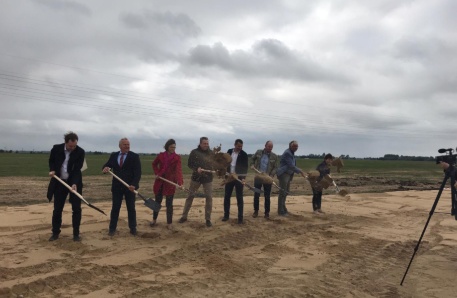 Spatenstich Polder Bargischow Spatenstich Polder Bargischow