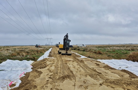 Wegebau Stromtrasse Wegebau Stromtrasse