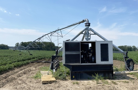 Wassersparende Beregnungsanlage Wassersparende Beregnungsanlage