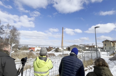 Sprengung Schornstein Goldberg Foto 4 Sprengung Schornstein Goldberg Foto 4