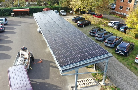 PV Anlage Carport Leezen PV Anlage Carport Leezen