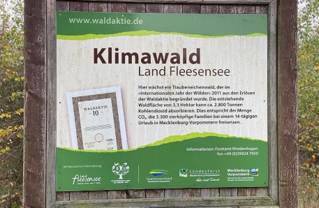 Pflanzaktion LGMV Klimawald Land Fleesensee
