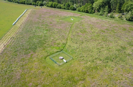 Luftbild der Trinkwasserbrunnen Hinter Bollhagen