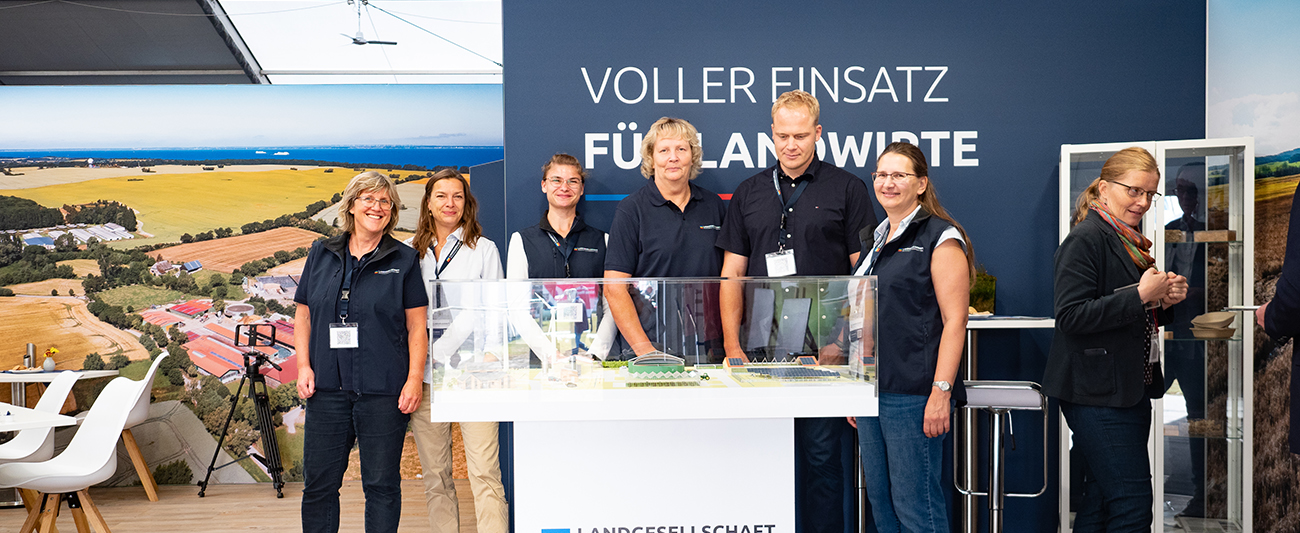 Voller Einsatz für Landwirte - unser Team auf der MeLa 