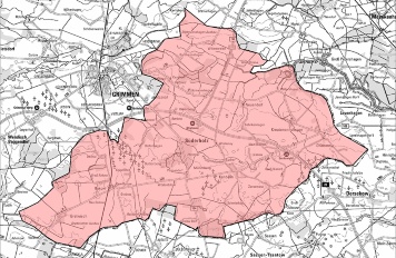 Karte Gemeindegebiet Süderholz 